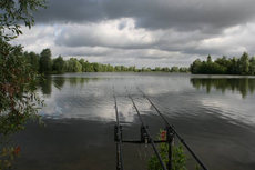 Storm clouds over Linear fisheries Oxlease lake