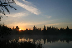 Sunrise, Woodside Waters, North Lincolnshire