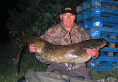 A new pb and Daiwa Manton lake record 50lb catfish