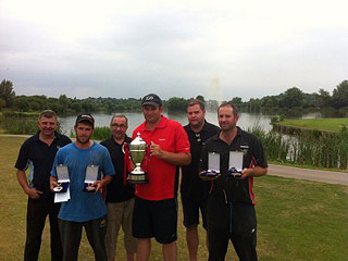 Steve Ringer with the Kamasan British Open trophy Steve Ringer with the Kamasan British Open trophy