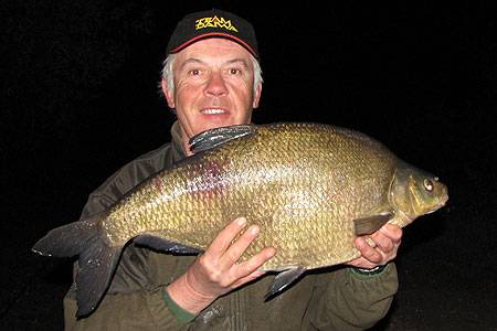 Neville with his third double at 11lb 2oz
