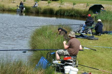Keen and concentrating at Fourways fishery